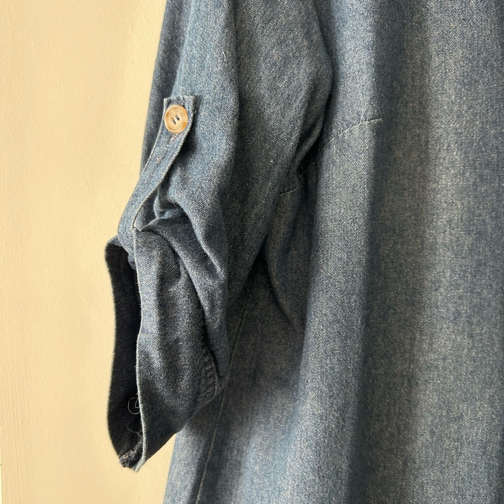 Denim Blue Women's Dress - Picture 2 of 4
